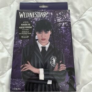 Wednesday Addams Costume Wig Size 14+